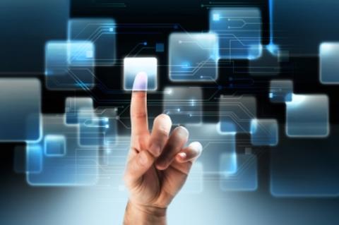 Futuristischer Touchscreen